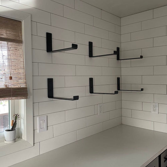 wall mounted shelf brackets