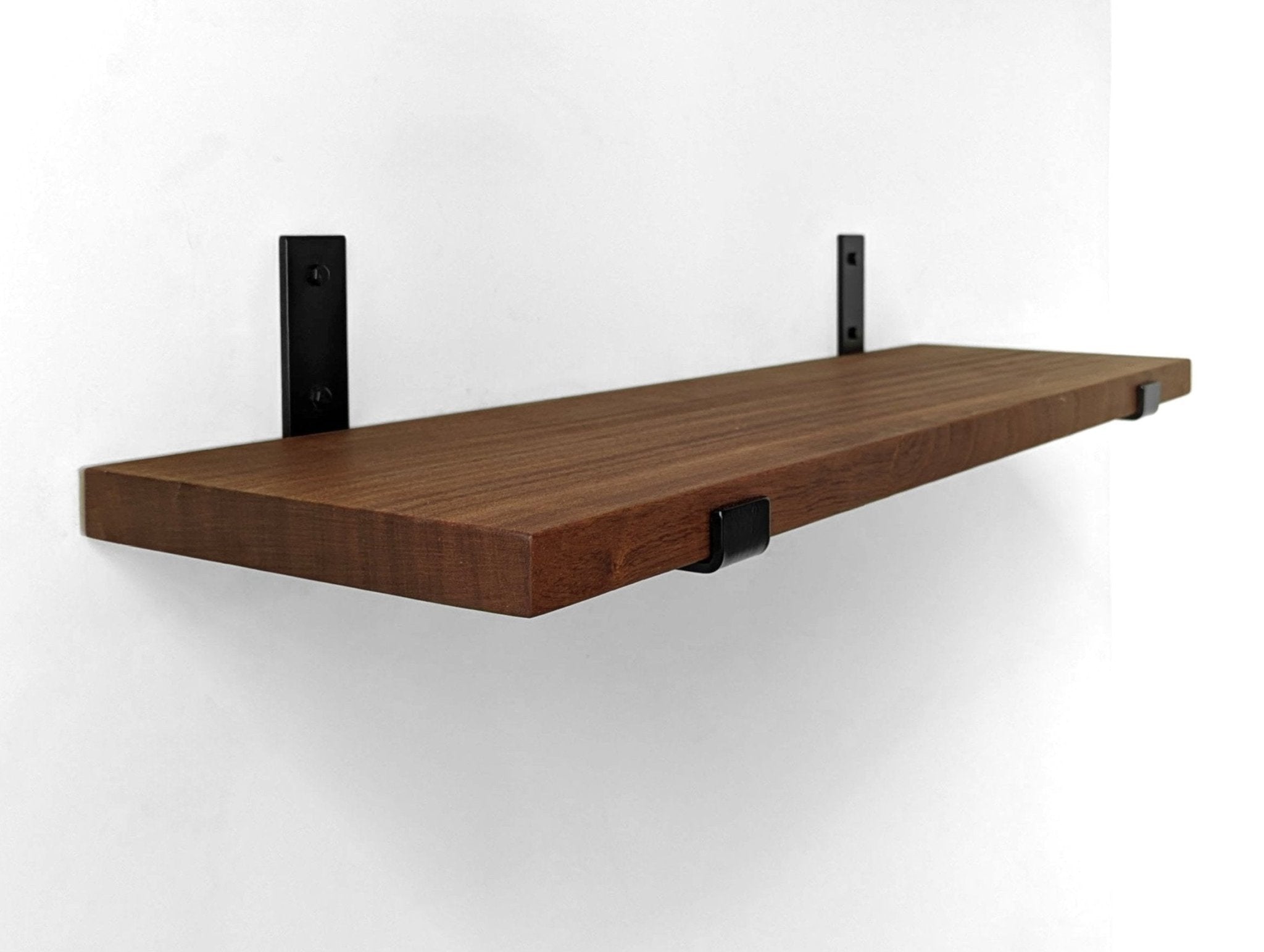 Mahogany Wood Shelf for Wall Shelving in Several Sizes – Cascade