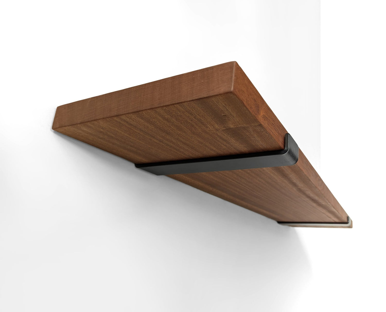 Wood Shelf - Mahogany Board for J Brackets (Shelf Only) - Cascade Iron Co