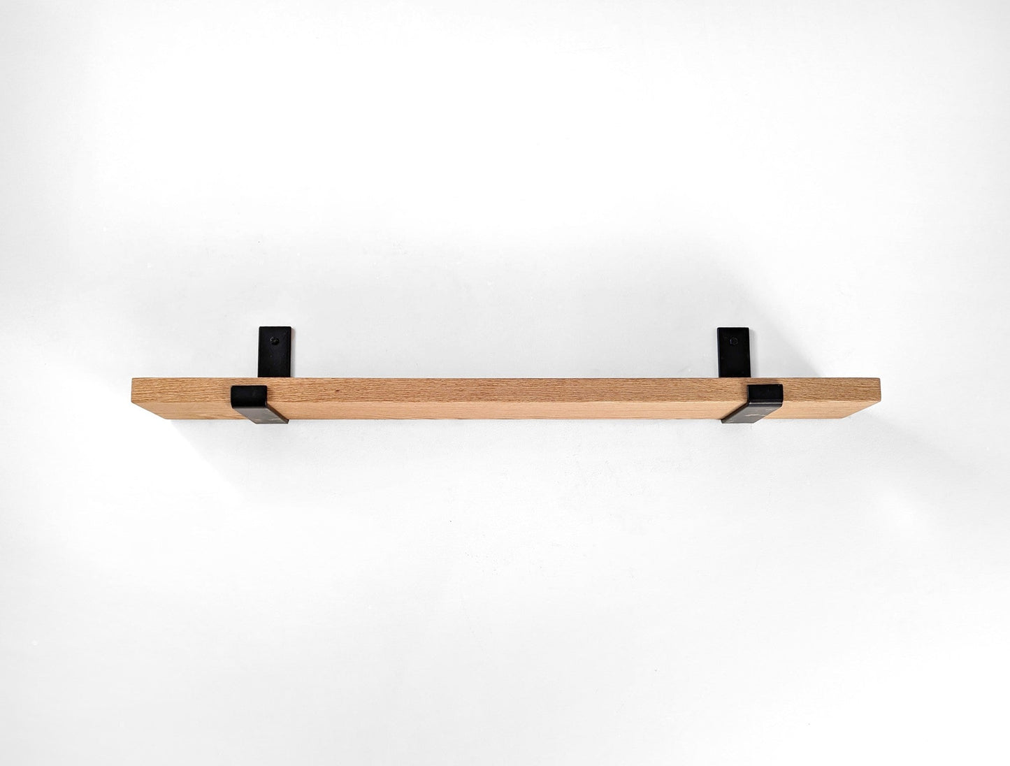 Wood Shelf - Oak Board for J Brackets (Shelf Only) - Cascade Iron Co