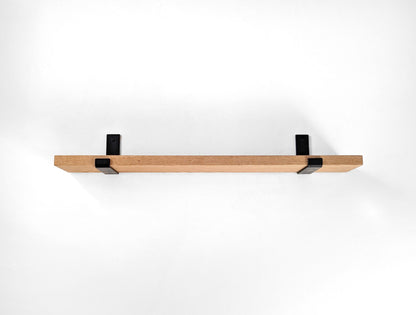 Wood Shelf - Oak Board for J Brackets (Shelf Only) - Cascade Iron Co