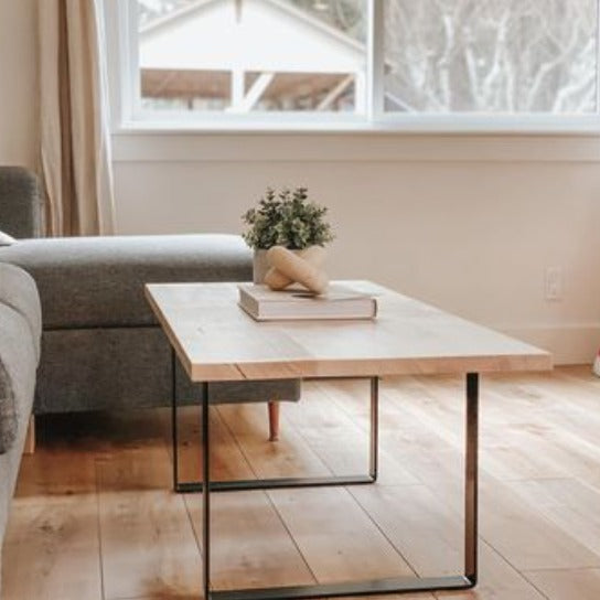 black coffee table legs