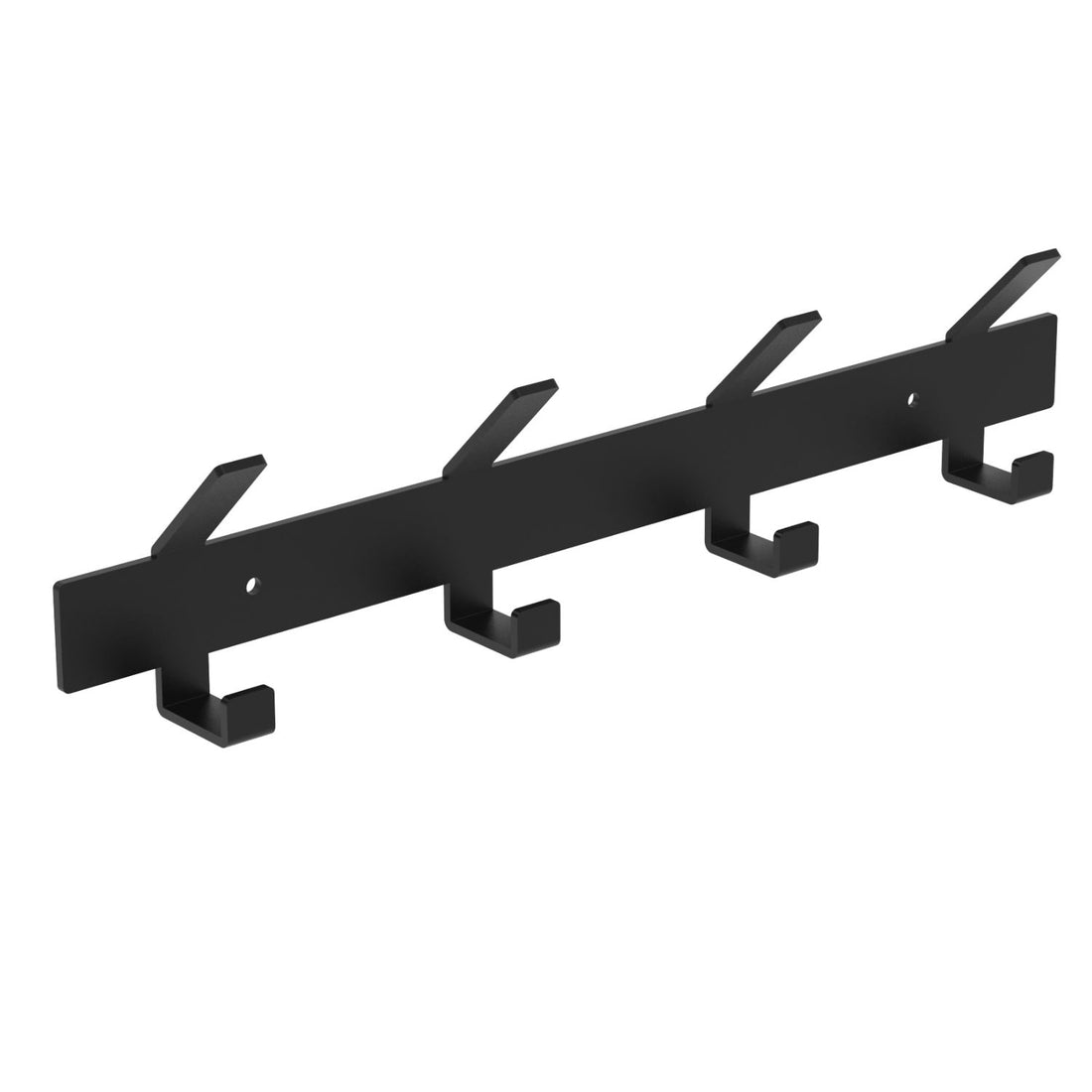 Wall Mounted Coat Rack with Double Hooks – Cascade Iron Co