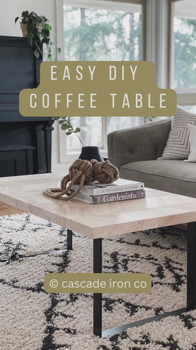 DIY easy coffee table project
