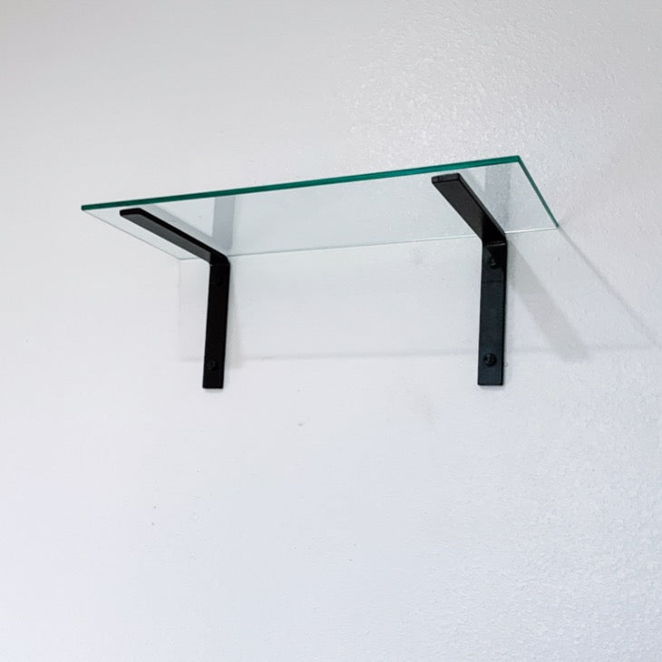 glass shelf brackets