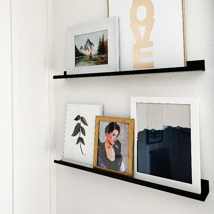 Metal Ledge Shelf - Multiple Sizes Available